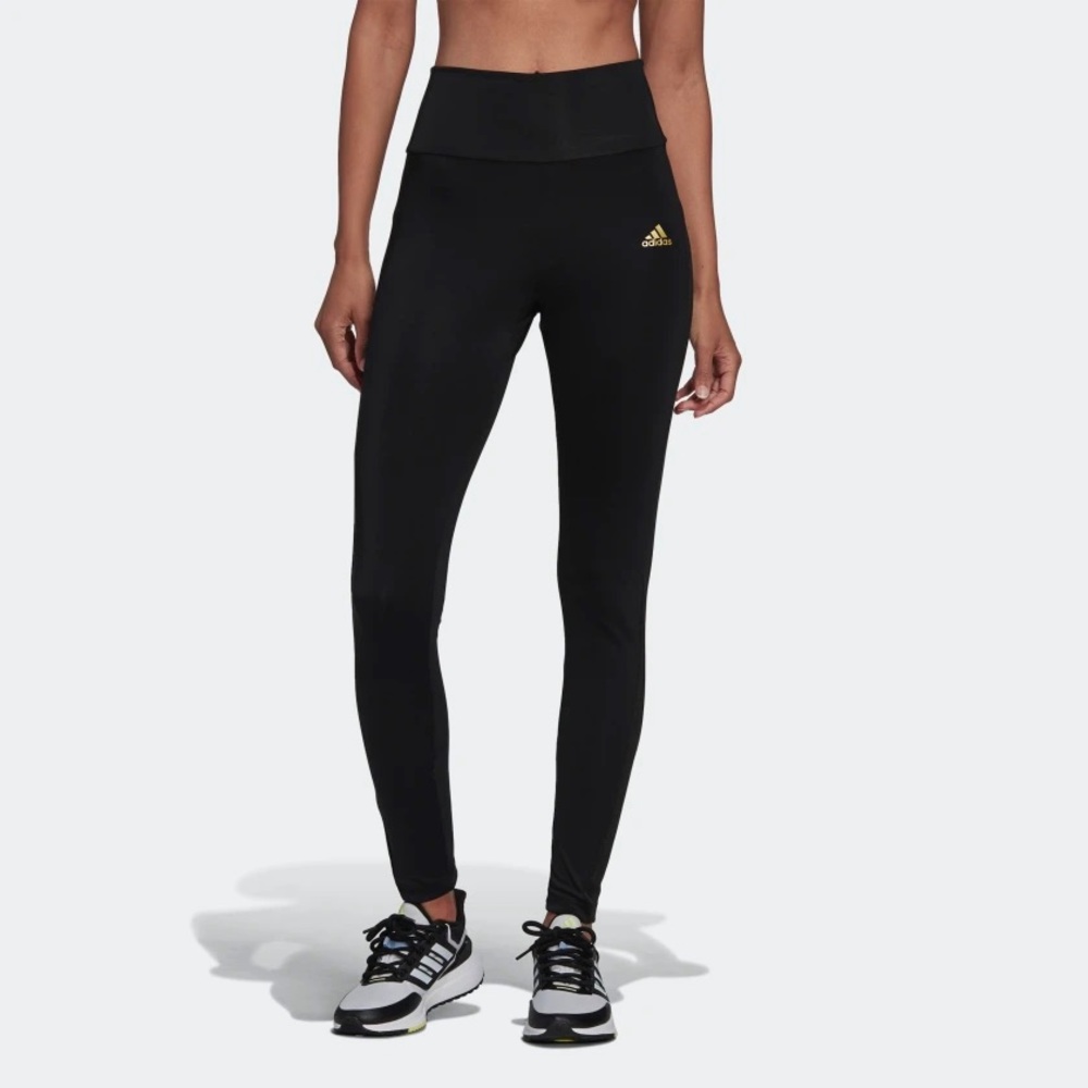 Adidas NWT Black Feelbrilliant Designed To Move Twinkle 7/8 Tights-L